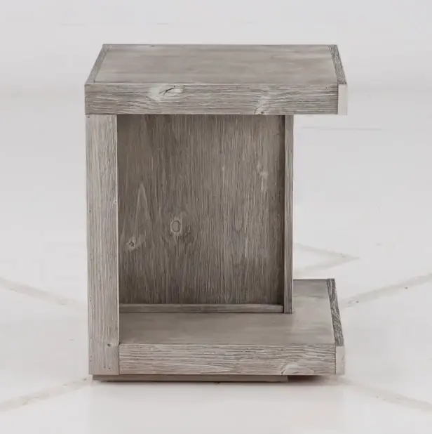 Avery Loft Limestone Gray End Table