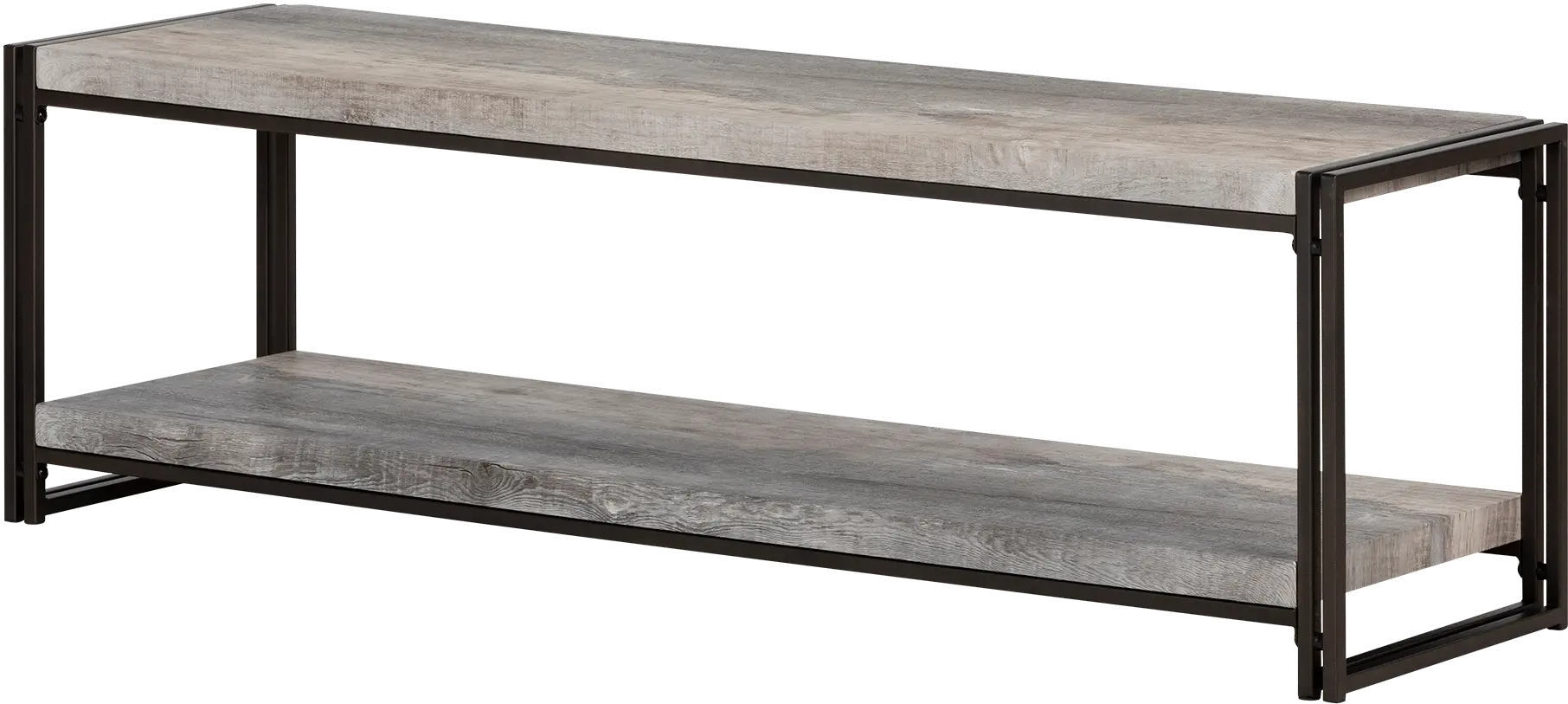 Gimetri Driftwood Gray TV Stand - South Shore