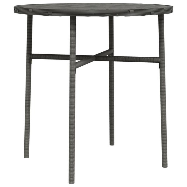 vidaXL Tea Table Black/Brown/Gray17.7