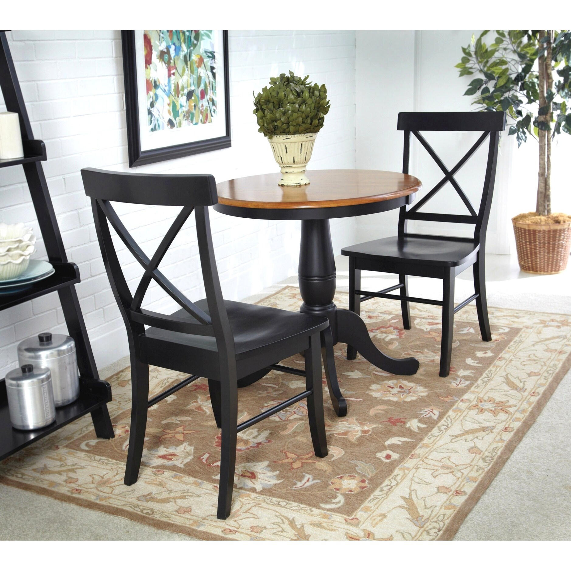 3 Piece X-Back Dining Set