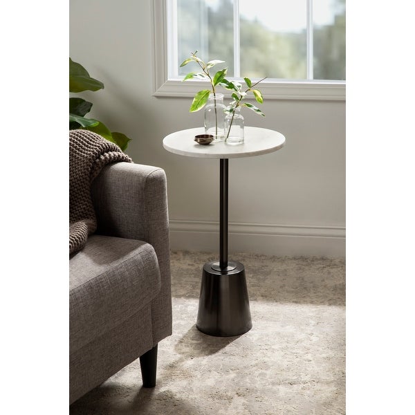 Kate and Laurel Tira Round Side Table