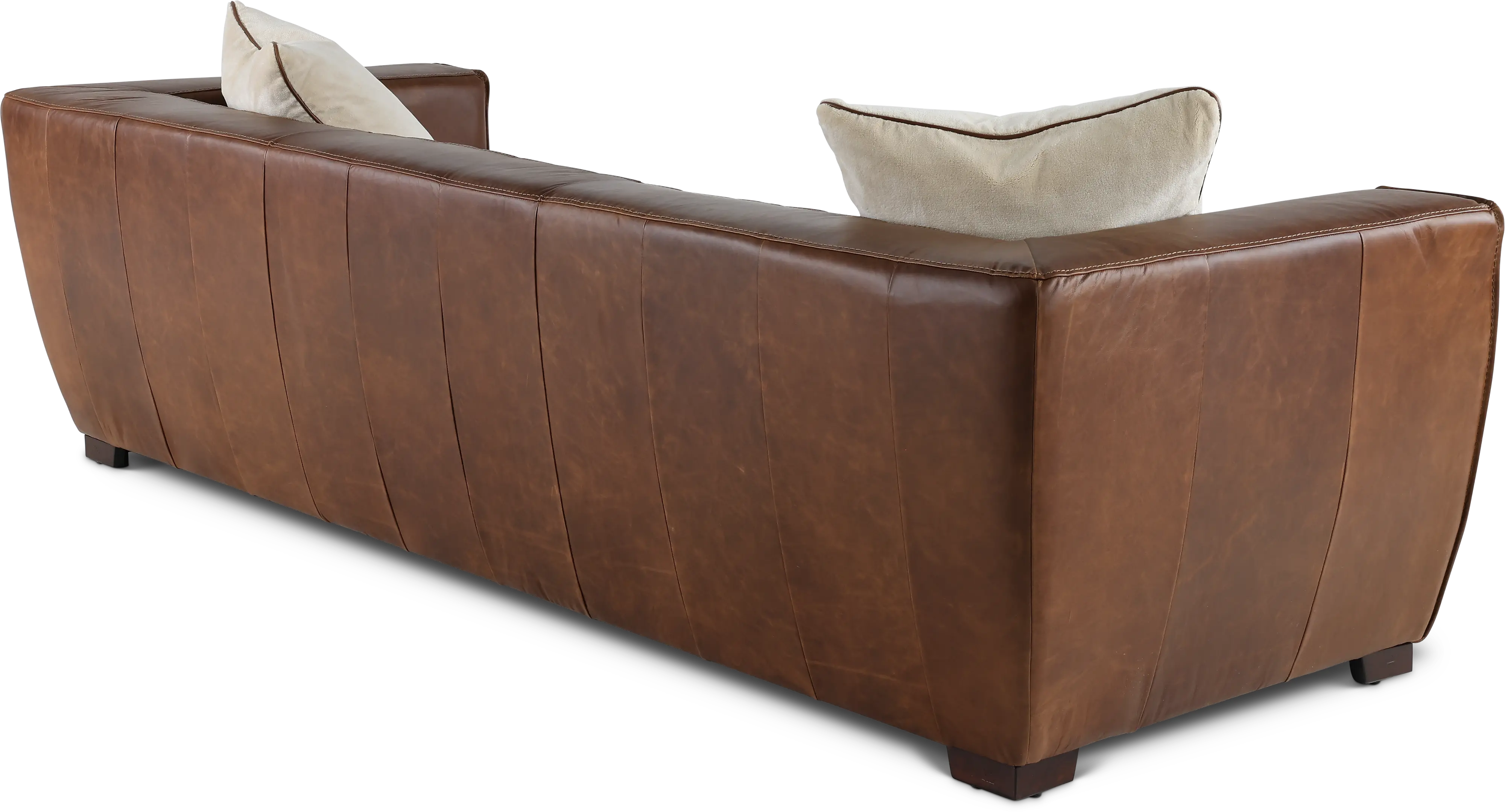 Bistro Brown Leather Sofa