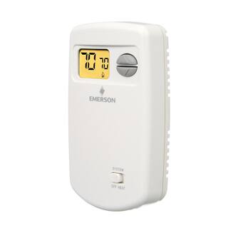 Emerson 70 Series Classic Non-Programmable Heat Only (1H0C) Vertical Thermostat 1E78-140