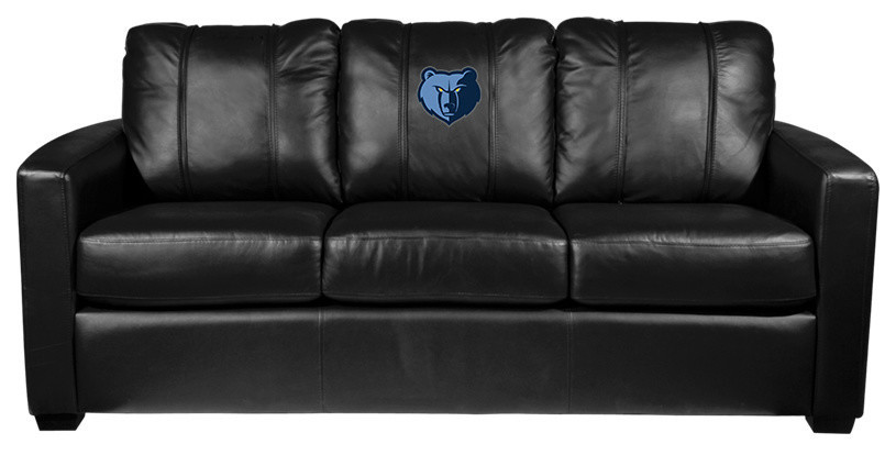 Memphis Grizzlies Primary Stationary Sofa Commercial Grade Fabric   Contemporary   Sofas   by DreamSeats LLC  Houzz