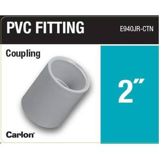 Carlon 2 in. PVC Standard Coupling E940JR-CTN