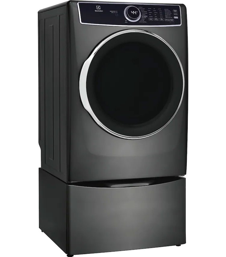 Electrolux 8 Cu. Ft. Titanium Front Load Perfect Steam Gas Dryer With LuxCare Dry and Instant Refresh