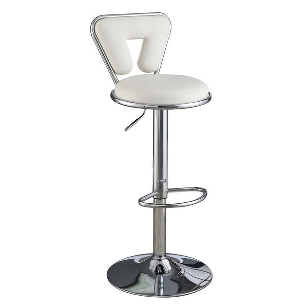 Poundex Adjustable Height and Swivel Barstool - 34