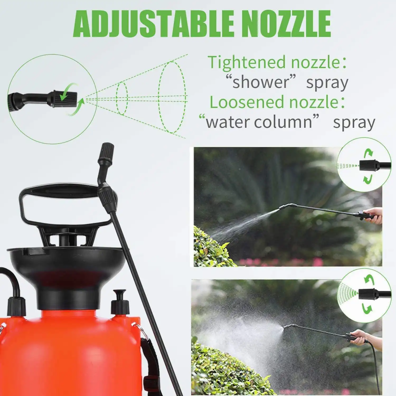 Factory Stock Agricultural Accessories Portable Power Sprayer 0.8 Gallon Lawn Yard Garden Tools Pump Pressure Sprayer 3 Liter