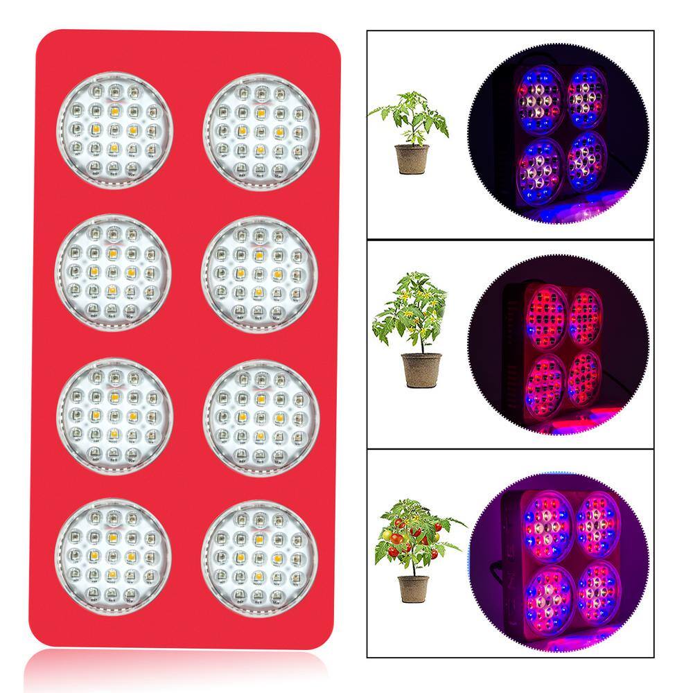 WYZM 20 in. 450-Watt Equivalent Full Spectrum Red Indoor LED Plant Grow Light 3000k Warm White LED Grow Light ZNET8-D