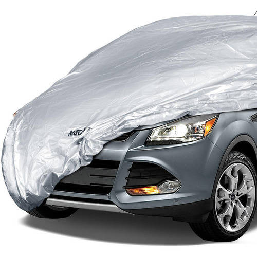 Motor Trend All Season WeatherWear 1-Poly Layer Snow Proof， Water Resistant Van/SUV Cover Size L， Fits up to 185