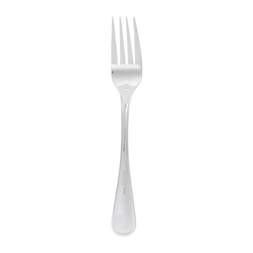 Oneida New Rim Silver 1810 Stainless Steel European Table Fork (12-Pack) T015FDIF