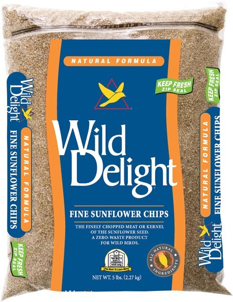 Wild Delight Fine Sunflower Chips Wild Bird Food