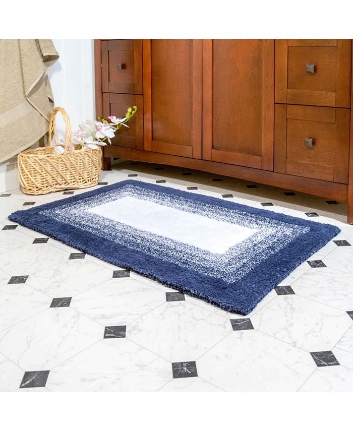 Chesapeake Whitney Ombre Reversible Bath Rug