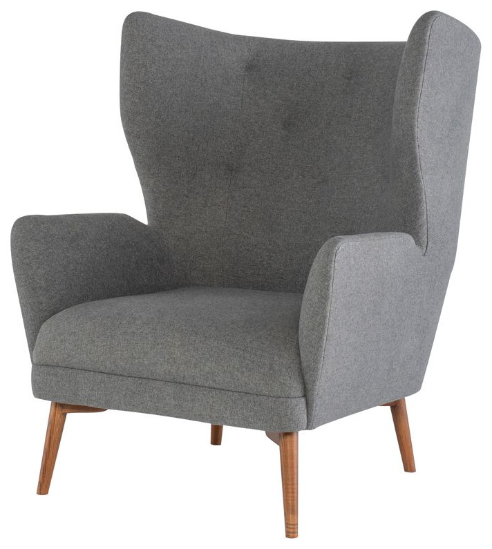 Nuevo Furniture Klara Single Seat Sofa   Midcentury   Armchairs And Accent Chairs   by Unlimited Furniture Group  Houzz