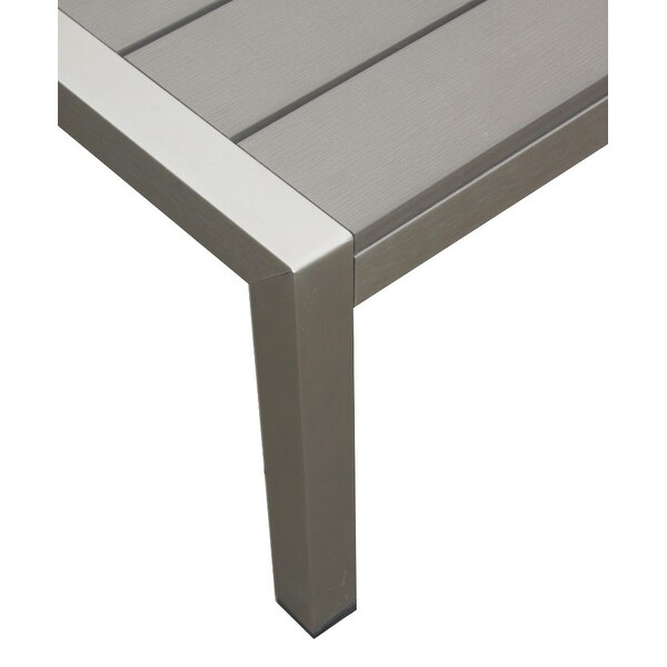 Outdoor Side Table，Gray