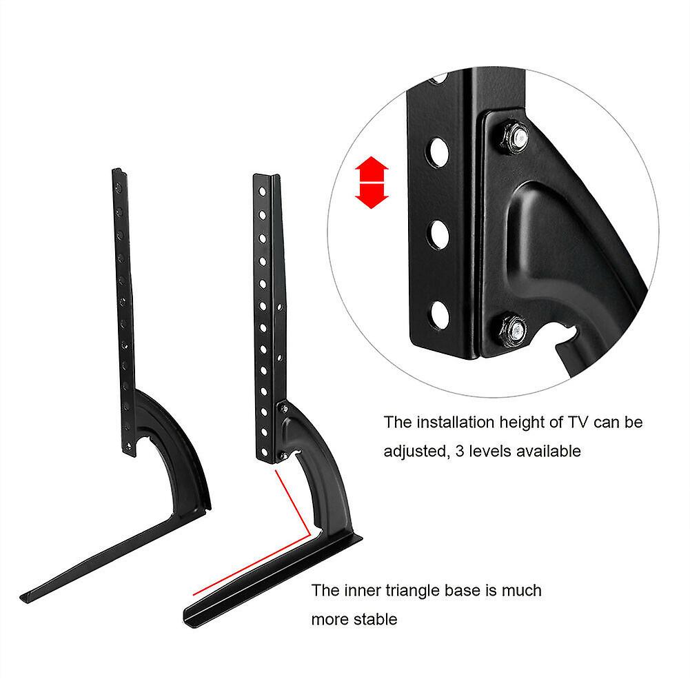 Universal Desk Table Top Tv Wall Bracket Mount Flat Plasma Lcd 26- 37