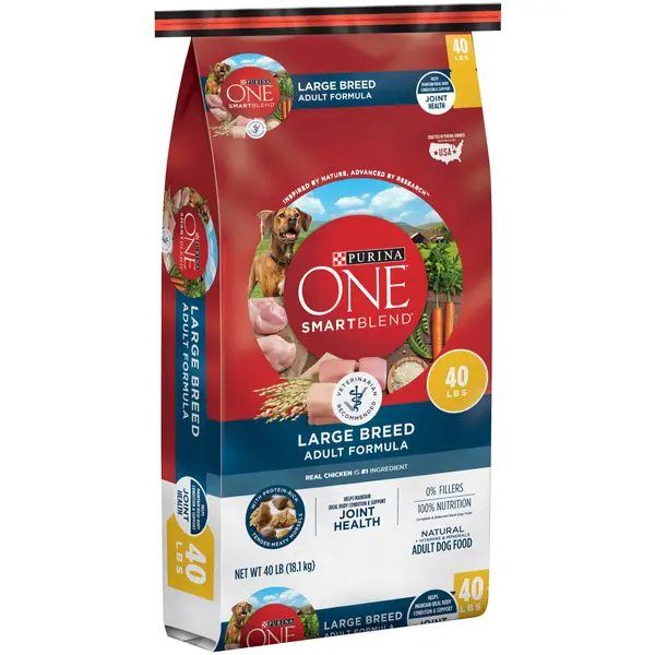 Purina One 40 lb Smartblend Large Breed Adult Dog Food