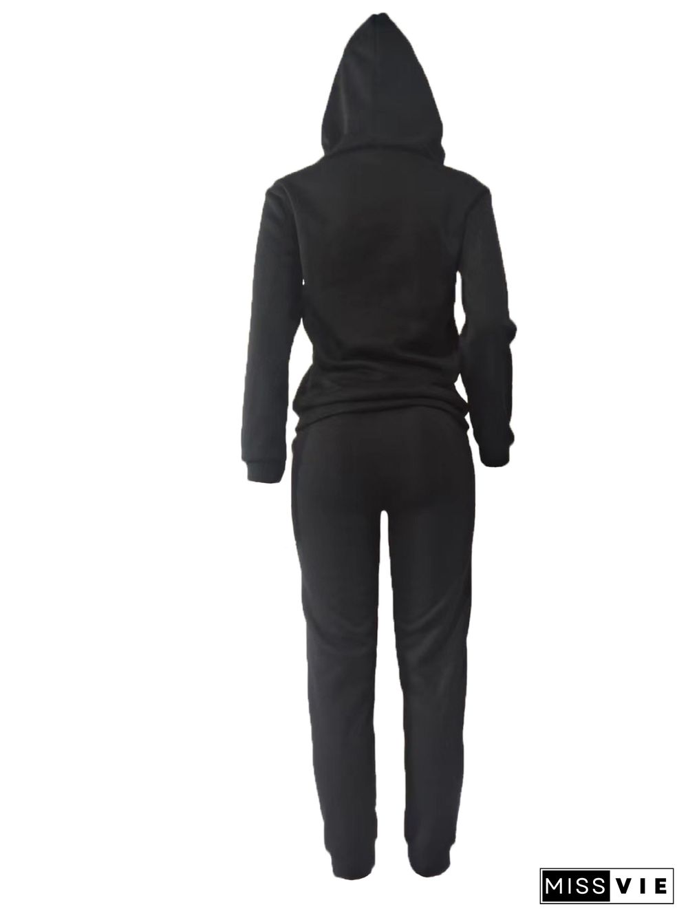 Plus Size Hoodies Sweatpants Two Piece Sets