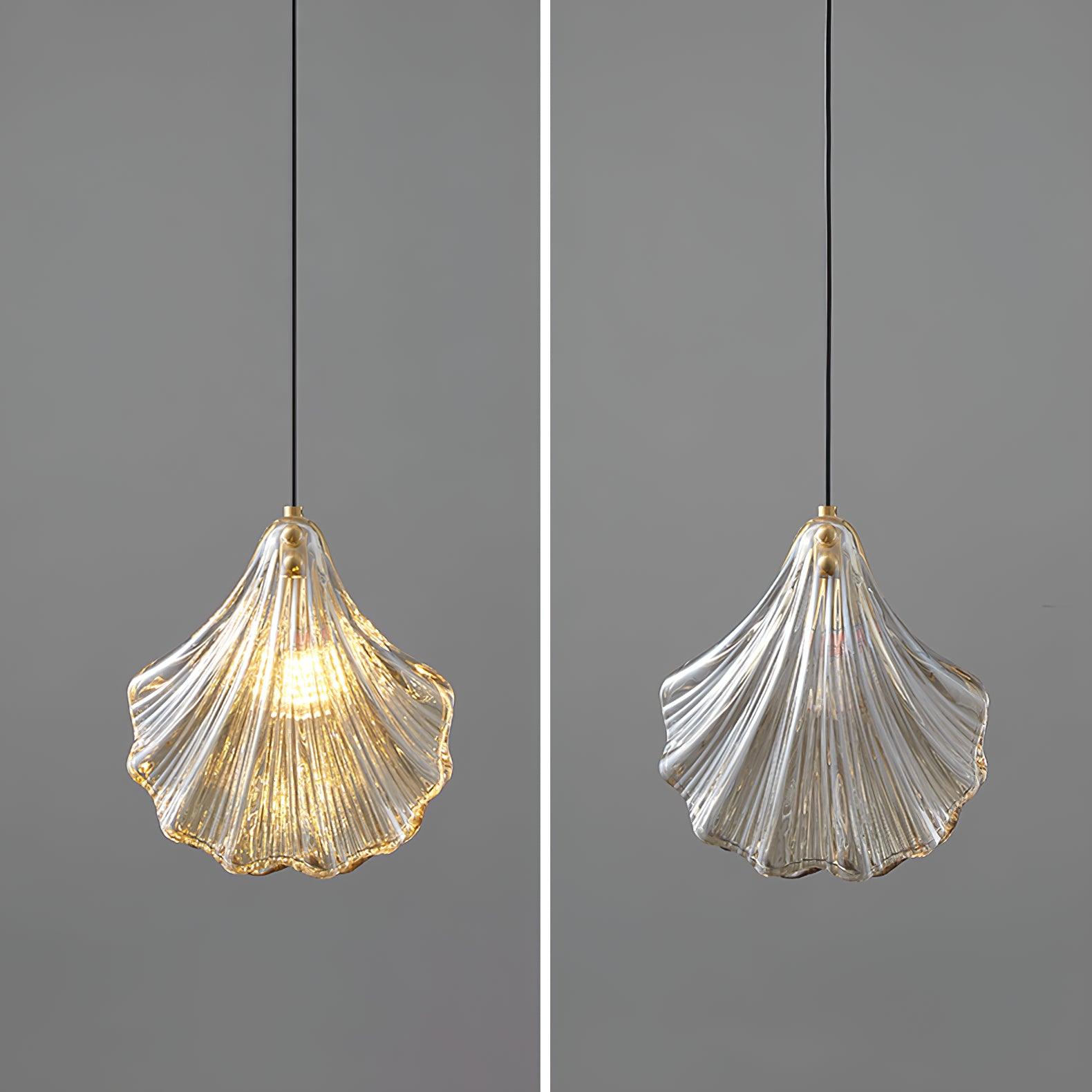 Shell Mini Pendant Swag Light