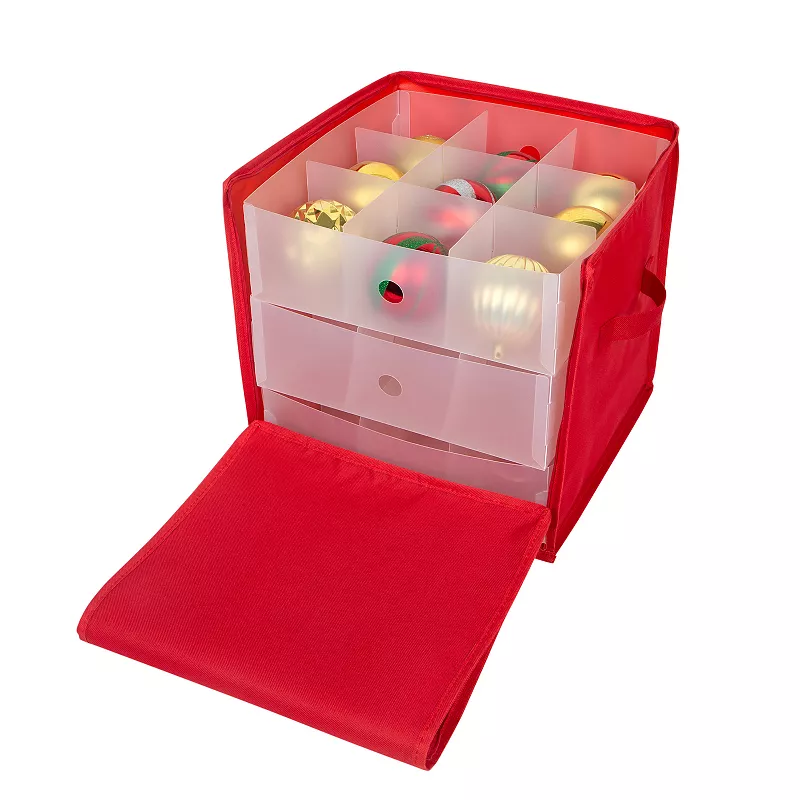 Simplify Stackable Christmas Ornament Storage Box - 27 Count