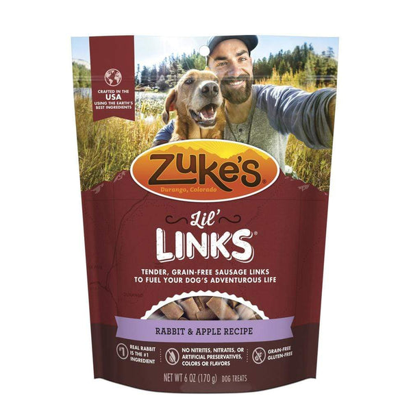 Zuke's Lil' Links Grain Free Rabbit and Apple Recipe for Dogs