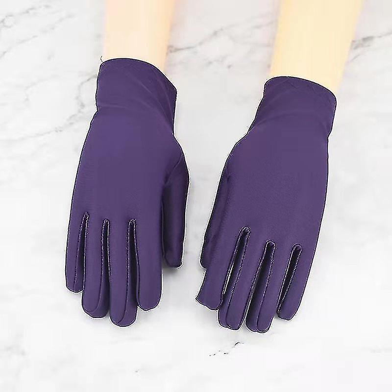 3 Pairs Elastic Spandex Gloves Jewelry Inspection Gloves Etiquette Glove