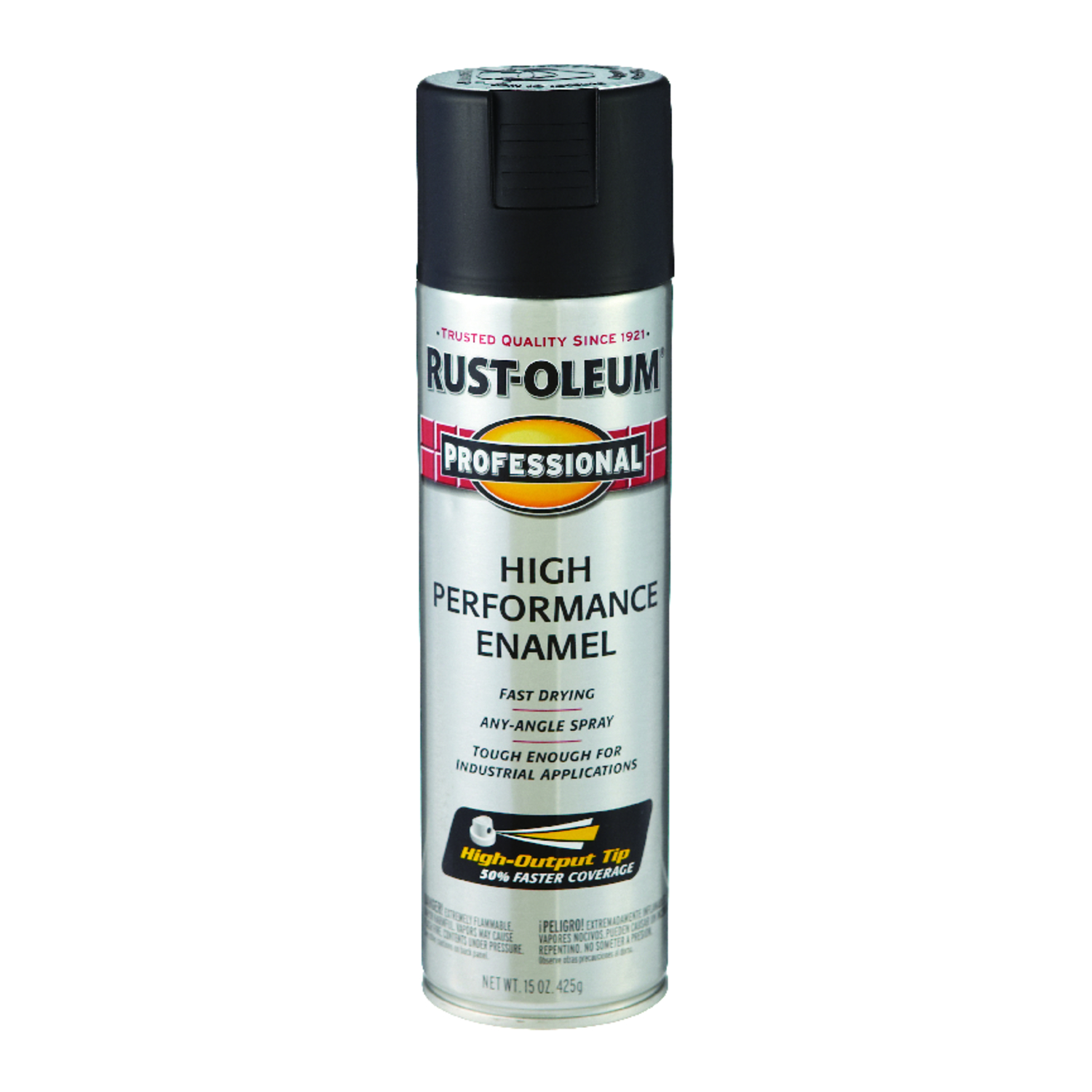 Rust-Oleum Professional Flat Black Spray Paint 15 oz