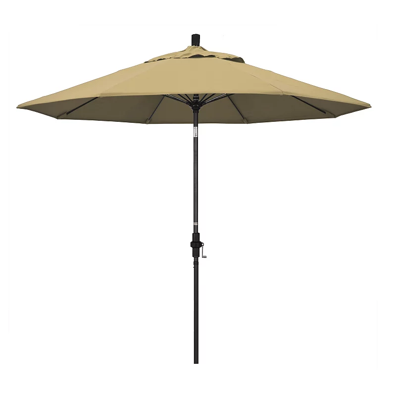 California Umbrella 9-ft. Sun Master Black Finish Patio Umbrella