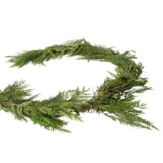 Cottage Farms Direct 20 ft. Fresh Evergreen Cedar Christmas Garland (Live) HD9002