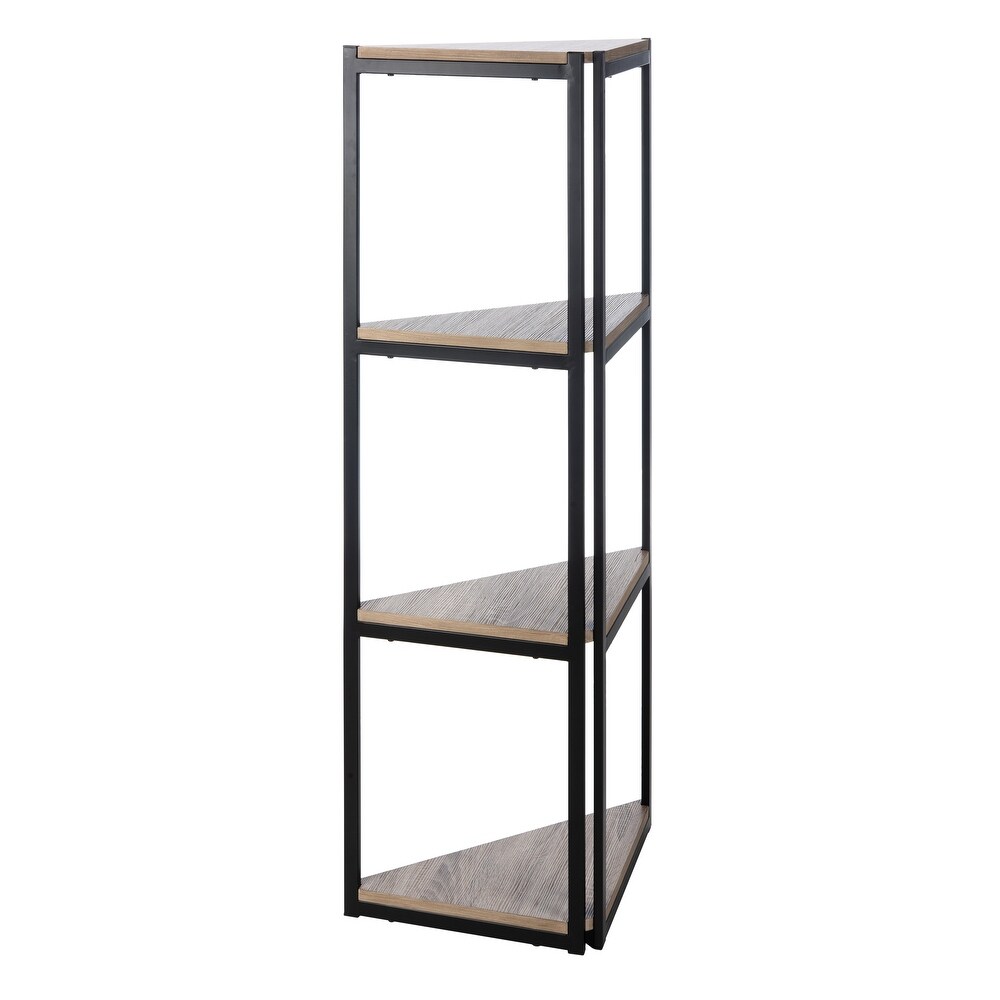 SAFAVIEH Logan 4 Tier Corner Bookshelf   16.5\