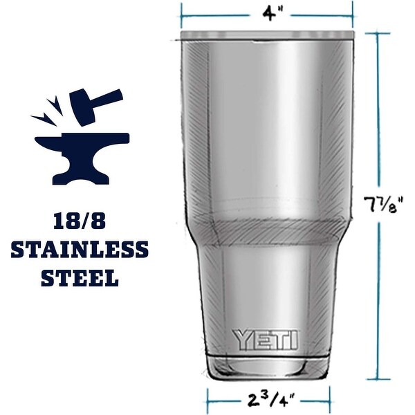 YETI Rambler 30 oz. Vacuum Insulated Tumbler w/MagSlider Lid