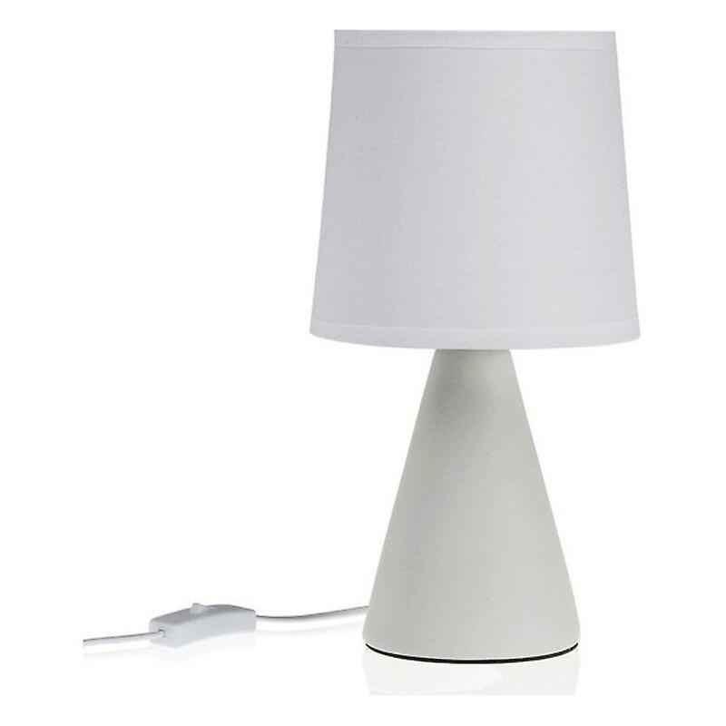 Lampe de bureau Versa Céramique Tissu (13 x 25 cm)