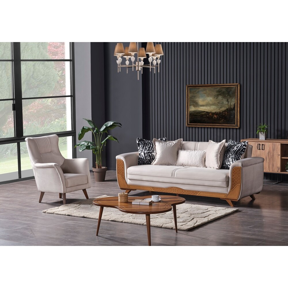 iance Modern One Sofa One Love Seat And Two Chairs Living Room Set