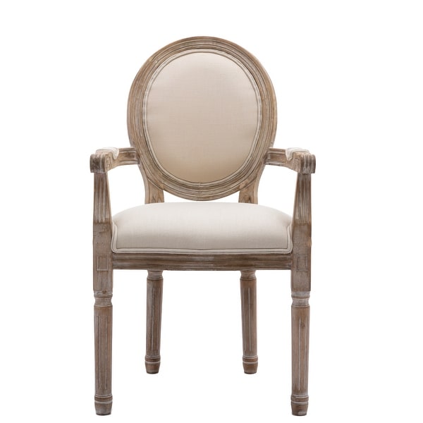 Upholstered Fabric Dining Armchair