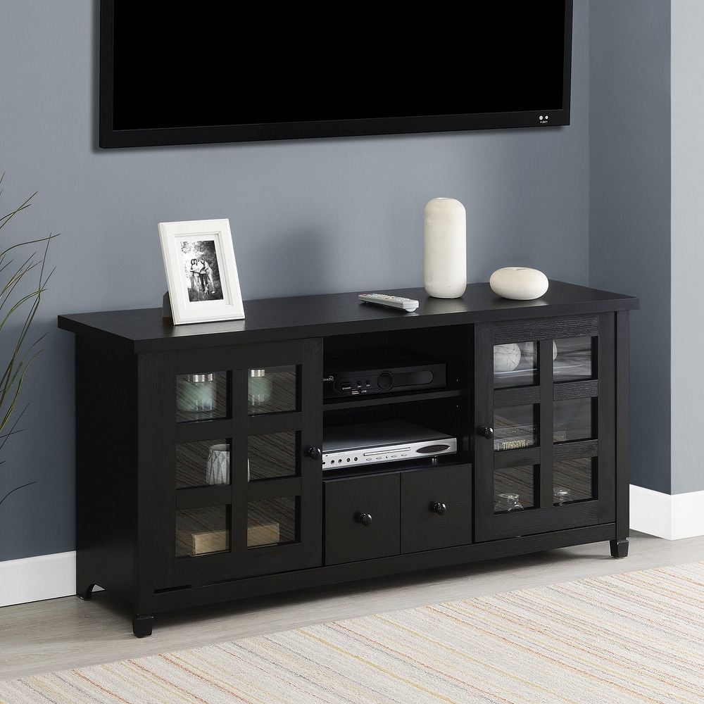 Newport Park Lane 1 Drawer TV Stand with Storage Cabinets and Shelves for TVs up to 65 Inches