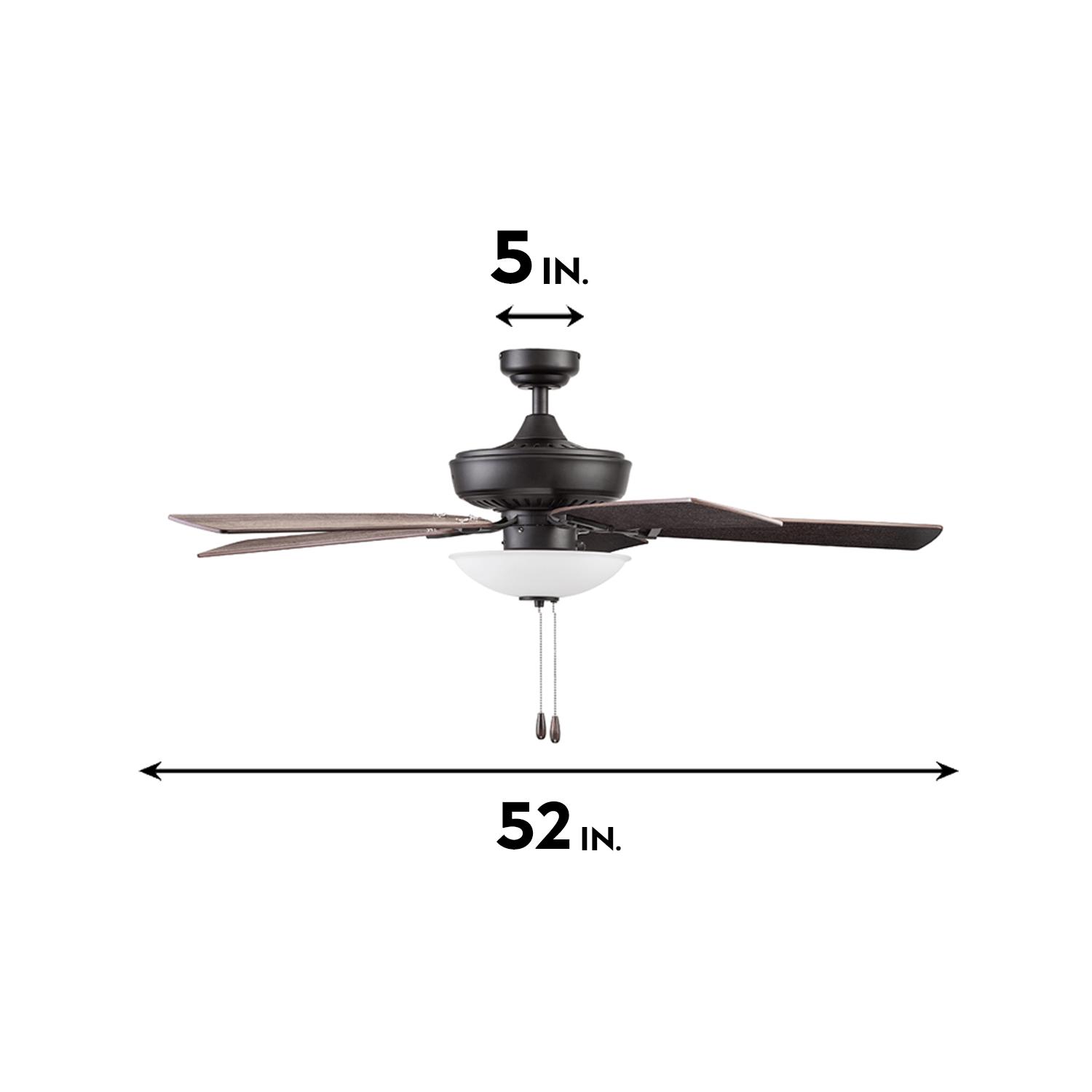 52 Prominence Home Montlake Indoor Ceiling Fan， Espresso Bronze