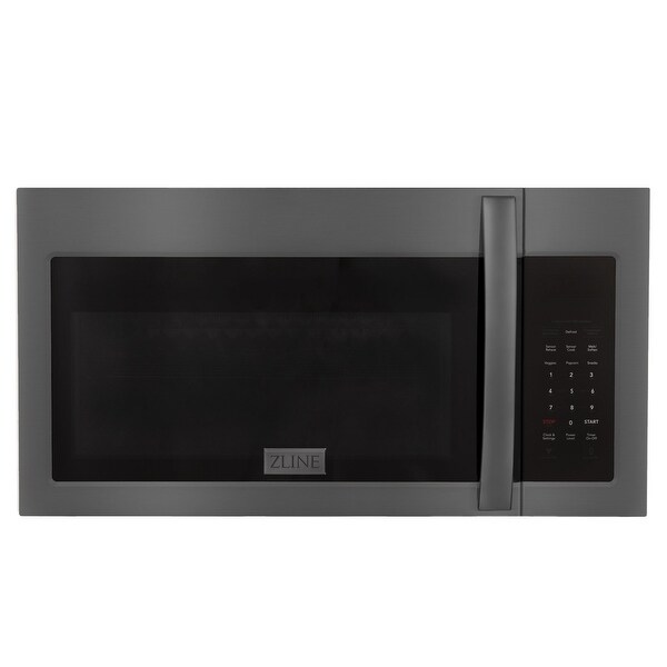 ZLINE Over the Range Convection Microwave Oven in Black Stainless Shopping - The Best Deals on Over-the-Range Microwaves | 36699499