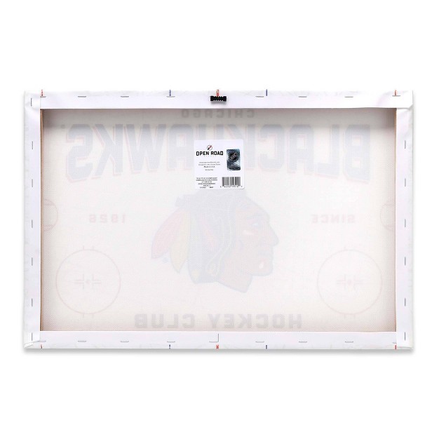 Nhl Chicago Blackhawks Rink Canvas