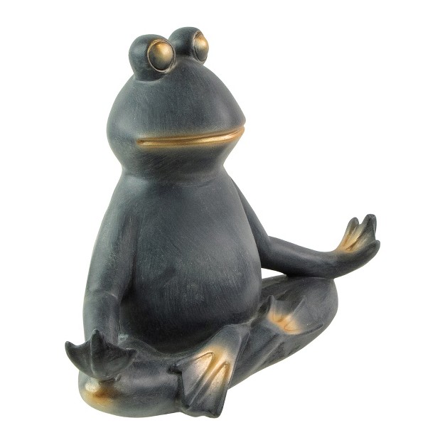 Frog In Lotus Yoga Position Garden Statue