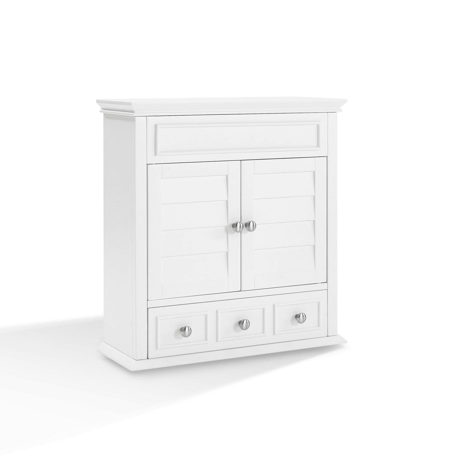 Crosley Lydia Wall Cabinet-Color:White