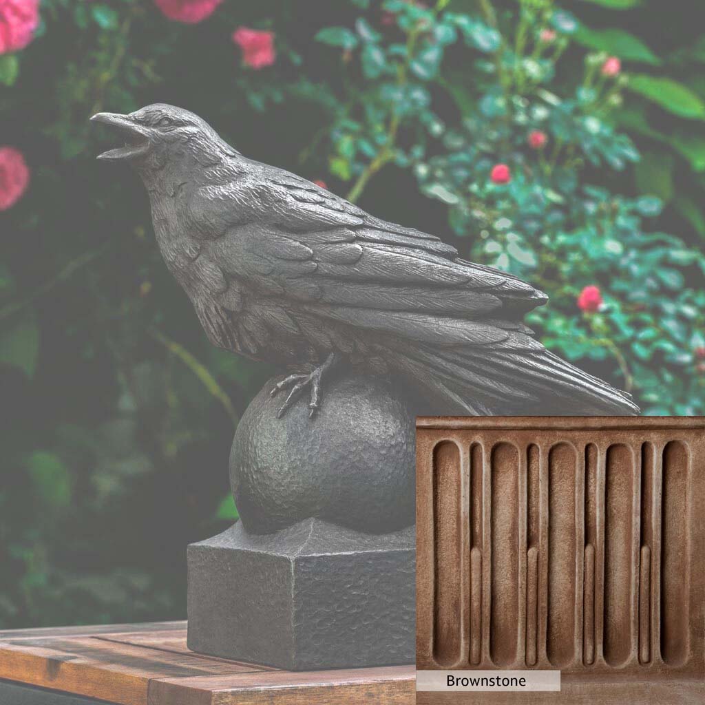 Campania International Corvus Statue