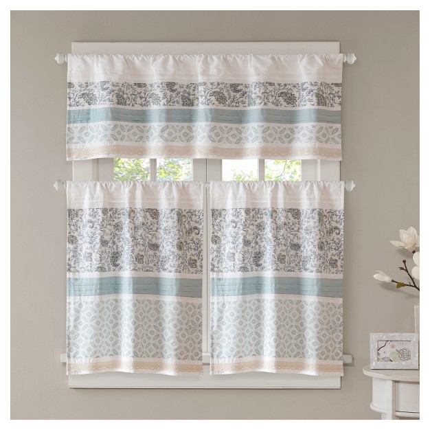 Stella Window Valance Blue Lush D cor