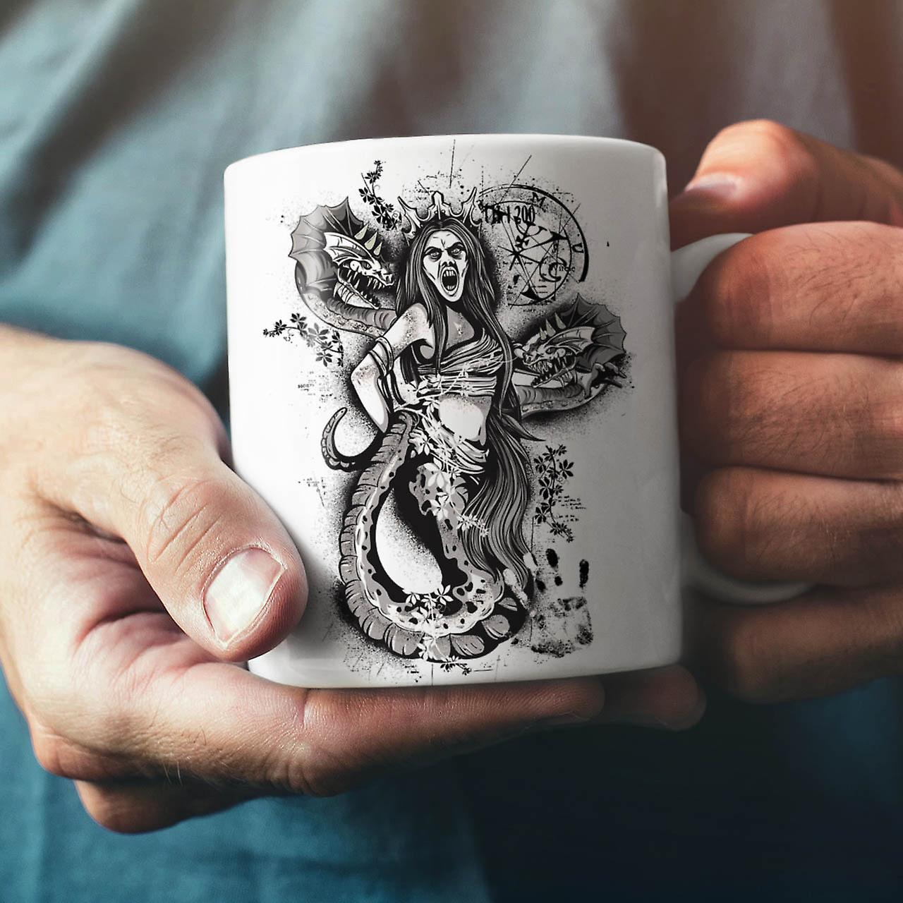 Satan Hell Girl Fantasy NEW White Tea Coffee Ceramic Mug 11 oz | Wellcoda