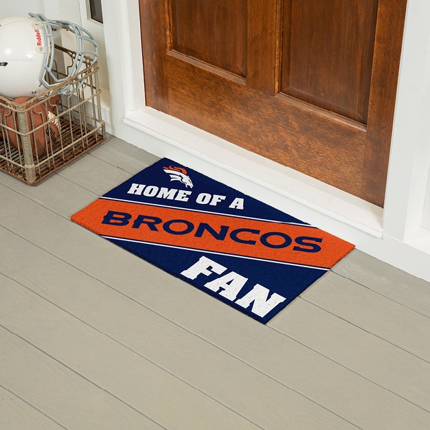 Evergreen Denver Broncos Pvc Mat Color