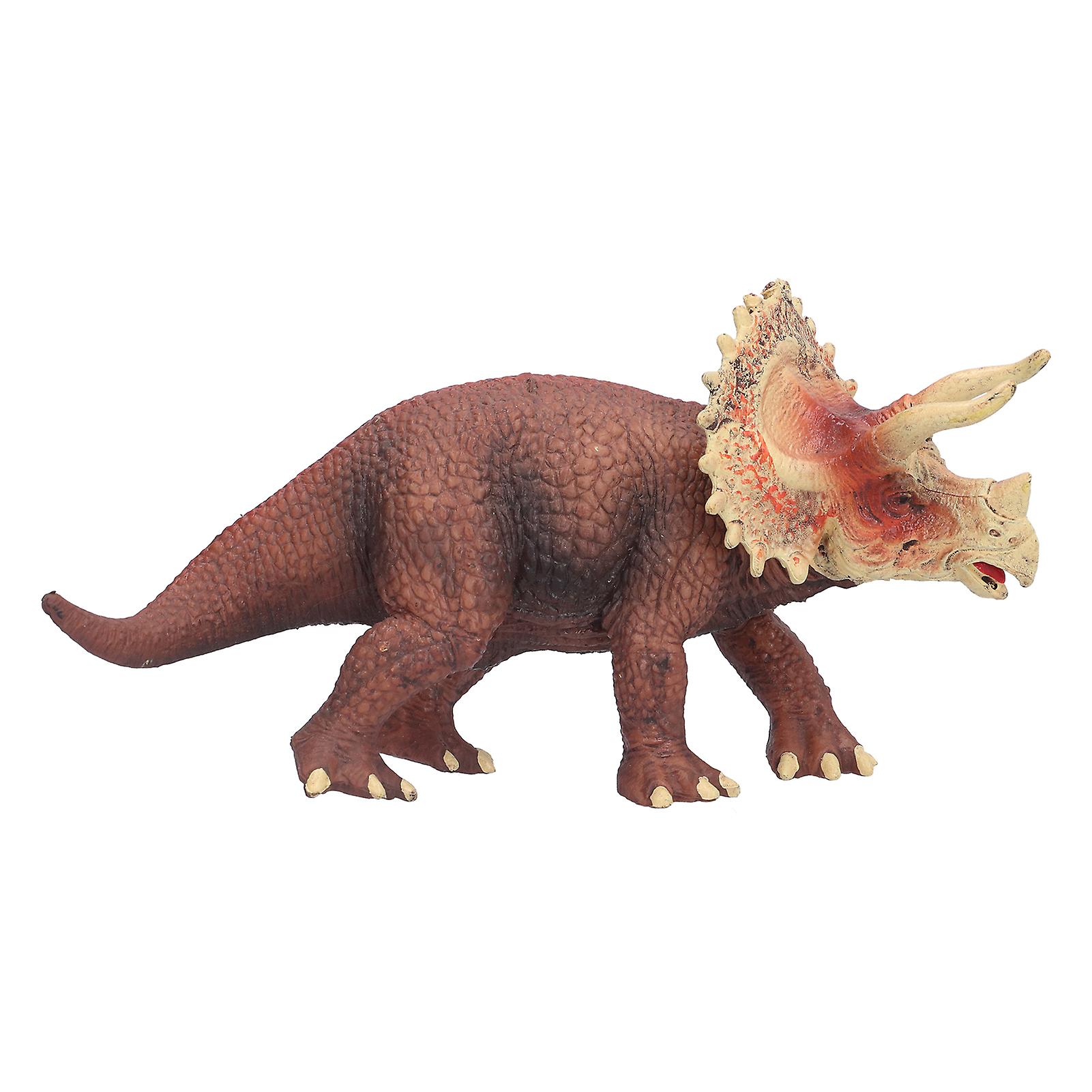 Triceratops Model Pvc Plastic Hand Painted Animal Collection Toys For Above 3 Years Oldtriceratops