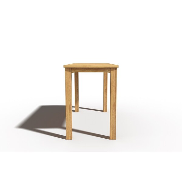 Yvon Rectangular Teak Outdoor Counter Height Table