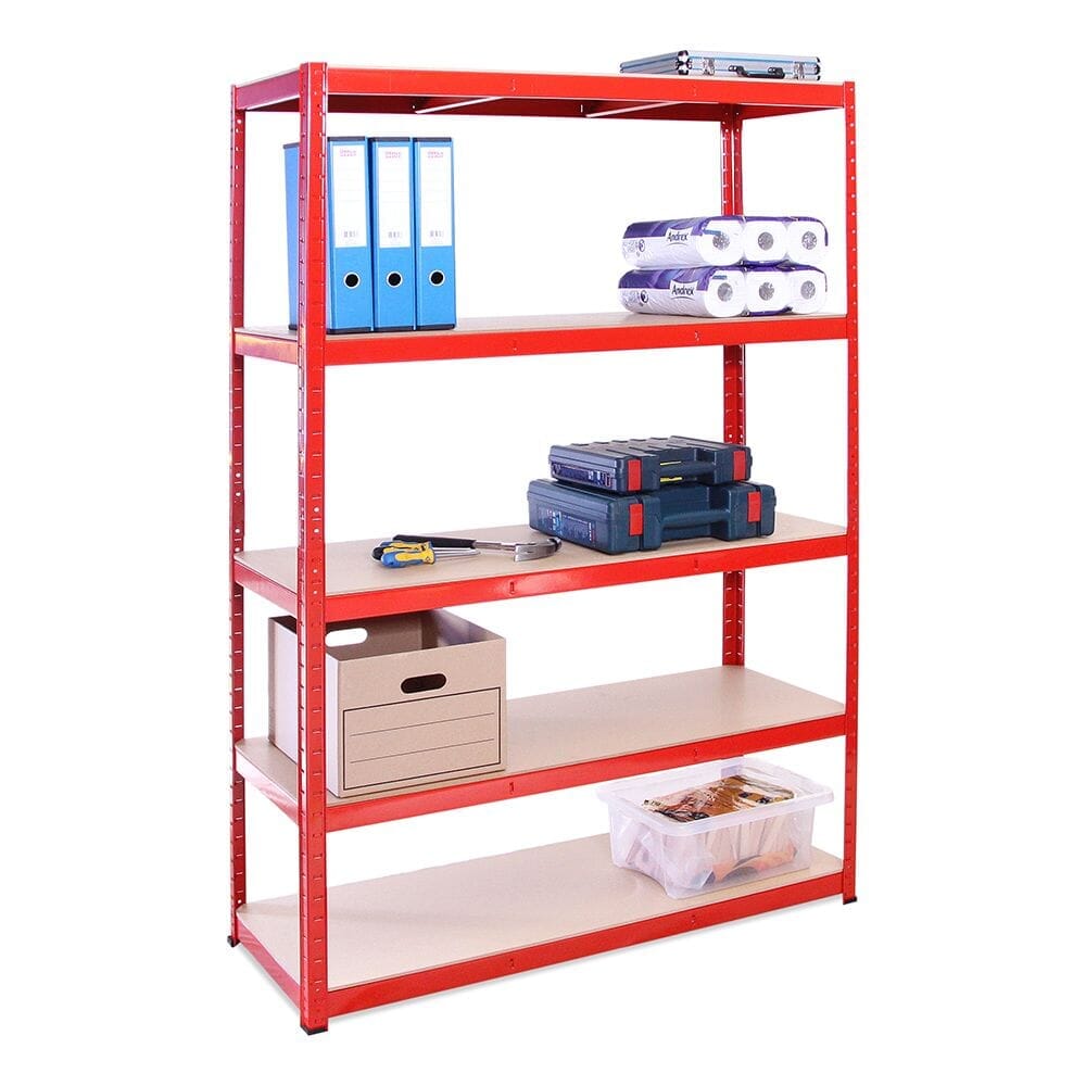 5 Tier Heavy Duty Boltless Shelving Unit (set of 2) Plus Workbench