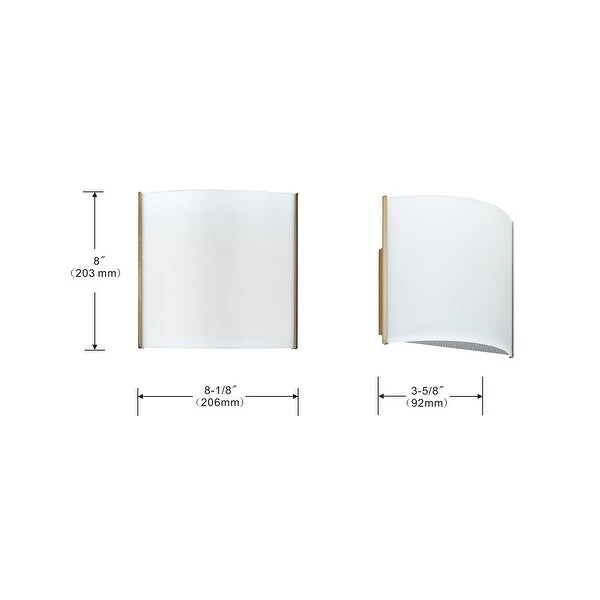 1-4 LT Led mount bathroom light Gold