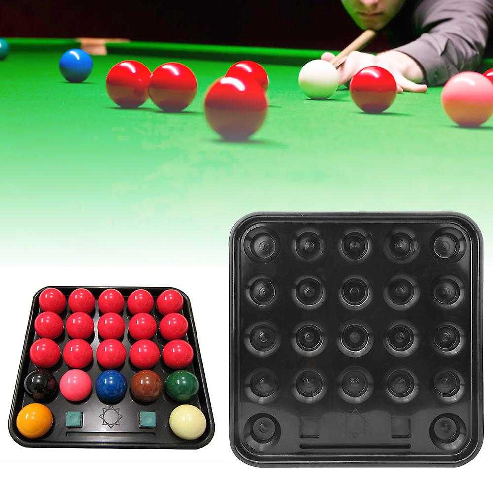 Plastic Durable Snooker Pool Table Storage Holder 22 Ball Tray Box Billiards Supplies Accessories