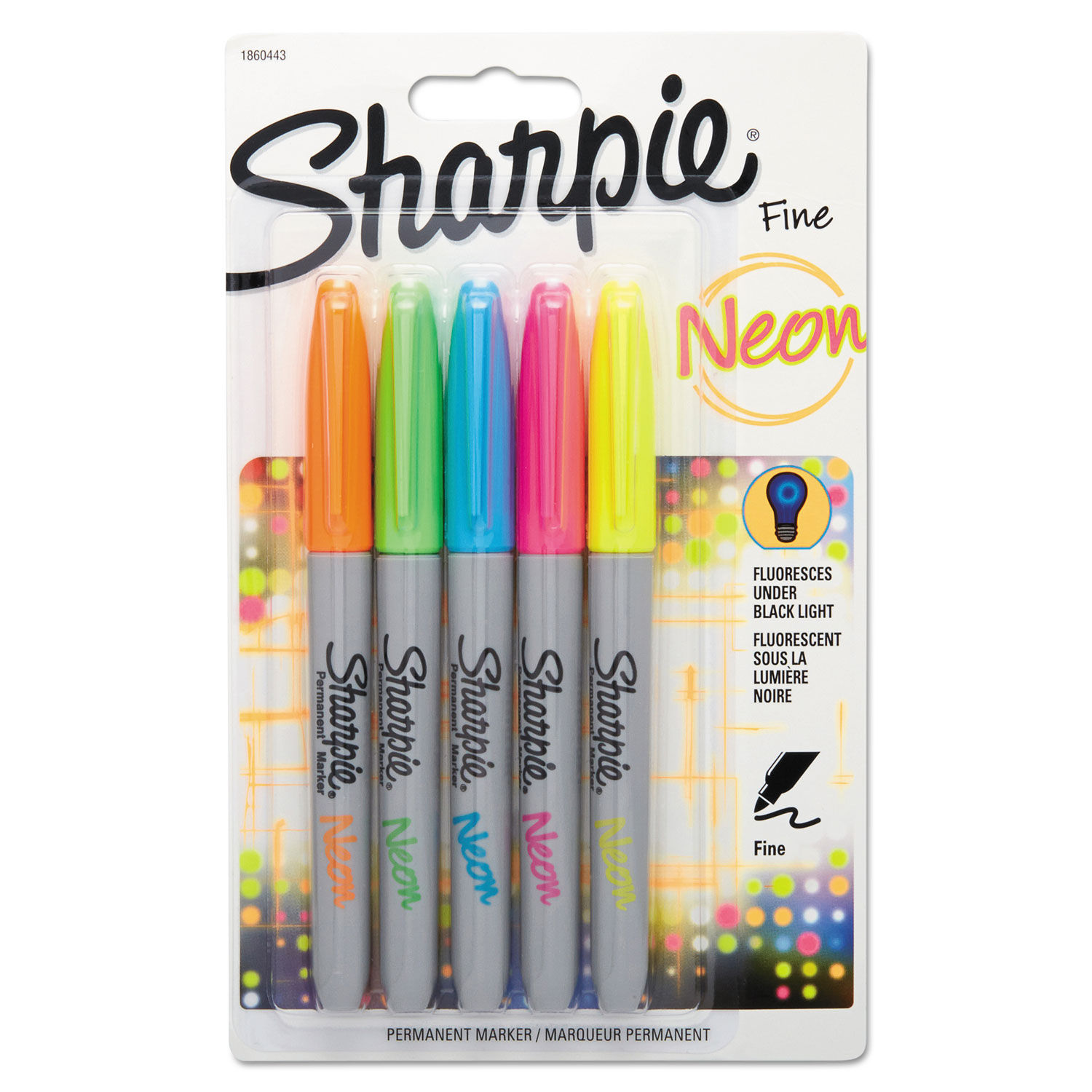 Neon Permanent Markers by Sharpieandreg; SAN1860443